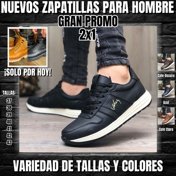 🤩GRAN PROMO🤩 ZAPATILLAS CABALLERO 2x1 + Envío Gratis