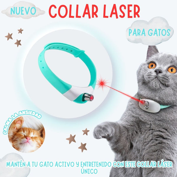 ⭐NUEVO COLLAR LASER🐈, EL JUGUETE QUE TU GATO DESEA🎇 + ENVÍO GRATIS