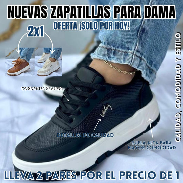 ¡Llévate 2 por el precio de 1! 👡Zapatillas de dama con estilo y calidad premium ⭐+ Envío gratis