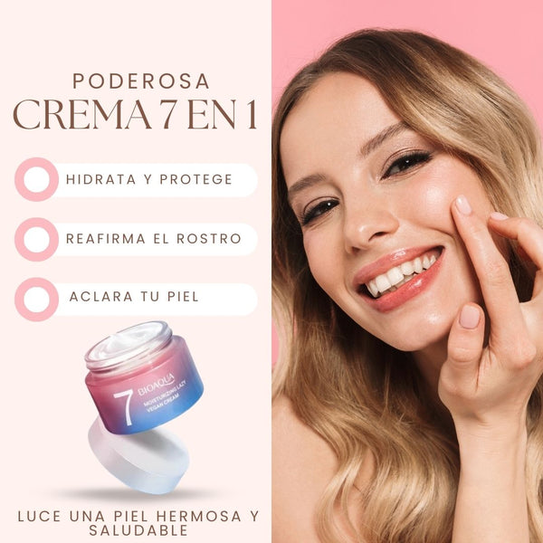 ✨Aclara tu piel, crema 7 en 1 beneficios para ti + Envío Gratis
