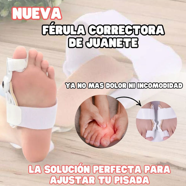 Mejora tu pisada 👟 Férula correctora de juanete X2 + envío gratis