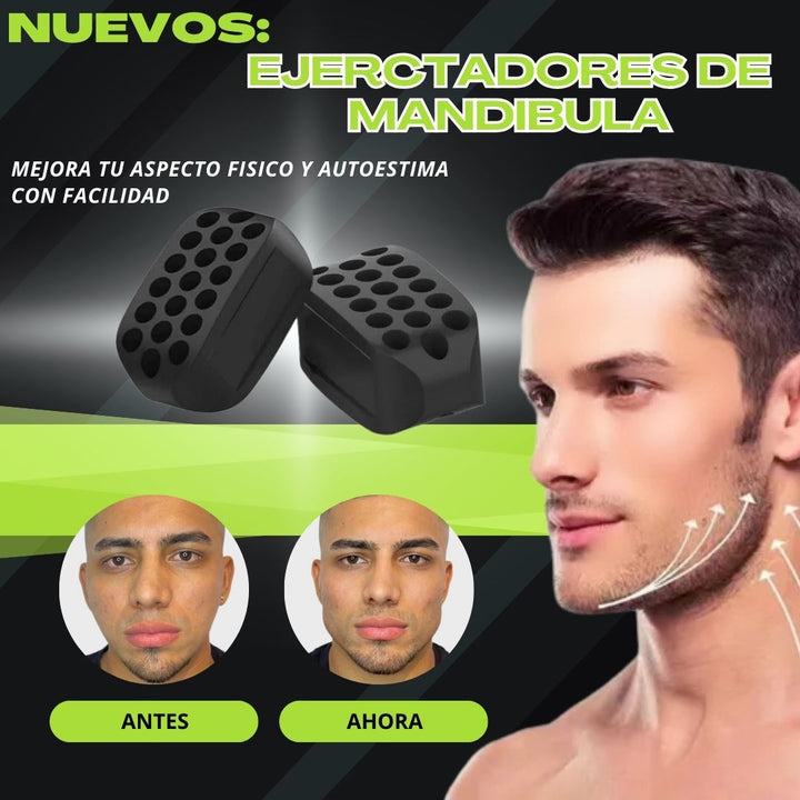 Mandíbula fuerte y atractiva🤩Ejercitadores de mandíbula🏋️‍♂️ (resultados en minutos)+ ENVÍO GRATIS