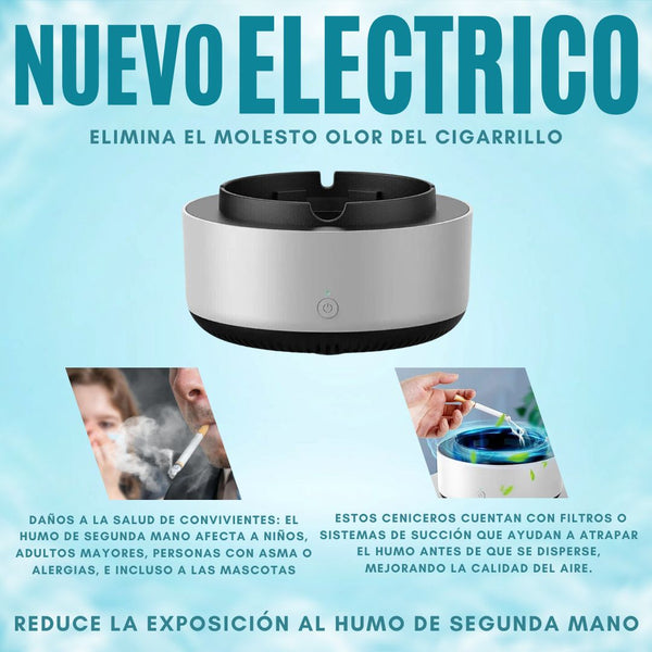 💨Cenicero inteligente que protege tu hogar del olor a tabaco ⭐+ ENVÍO GRATIS