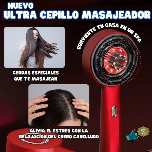 🍃Cabello fortalecido y en crecimiento con el cepillo 3MV masajeador + envío gratis