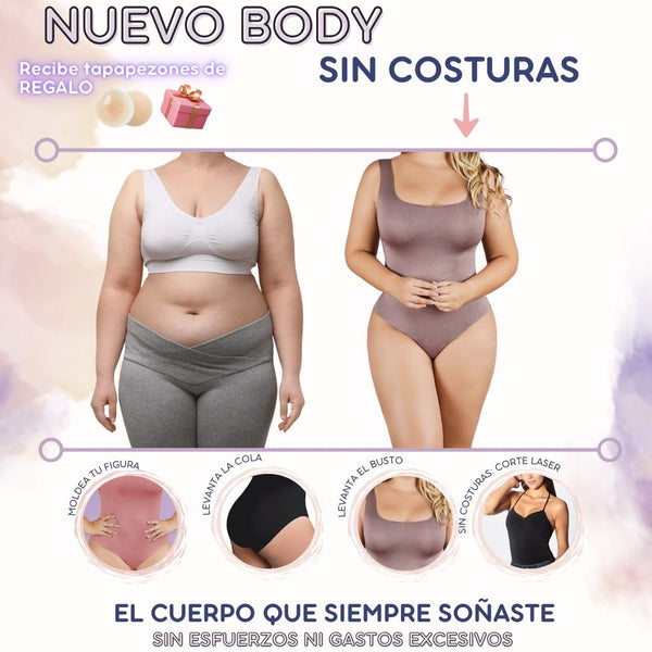 💃Es momento de la COMODIDAD💫NUEVO BODY SIN COSTURAS👕+ Envío Gratis