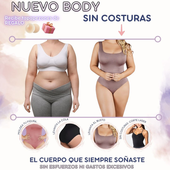 💃Es momento de la COMODIDAD💫NUEVO BODY SIN COSTURAS👕+ Envío Gratis