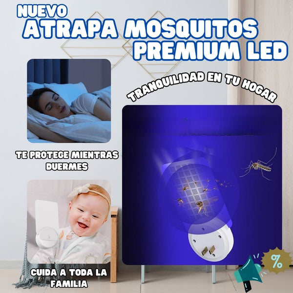☀️Protección máxima para toda tu familia, Lámpara LED atrapa insectos + Envío Gratis