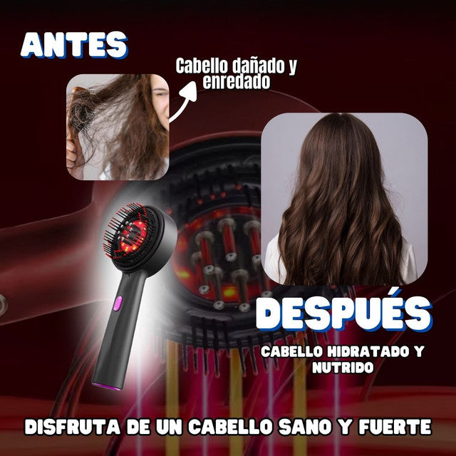 🍃Cabello fortalecido y en crecimiento con el cepillo 3MV masajeador + envío gratis