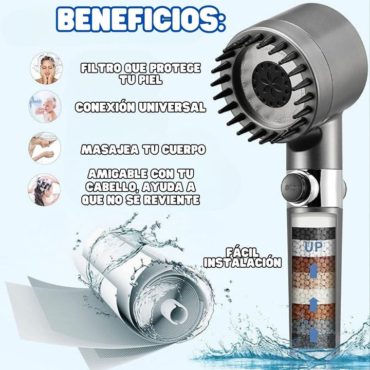 🚿Nuevo cabezal de ducha Masajeador + Envío Gratis