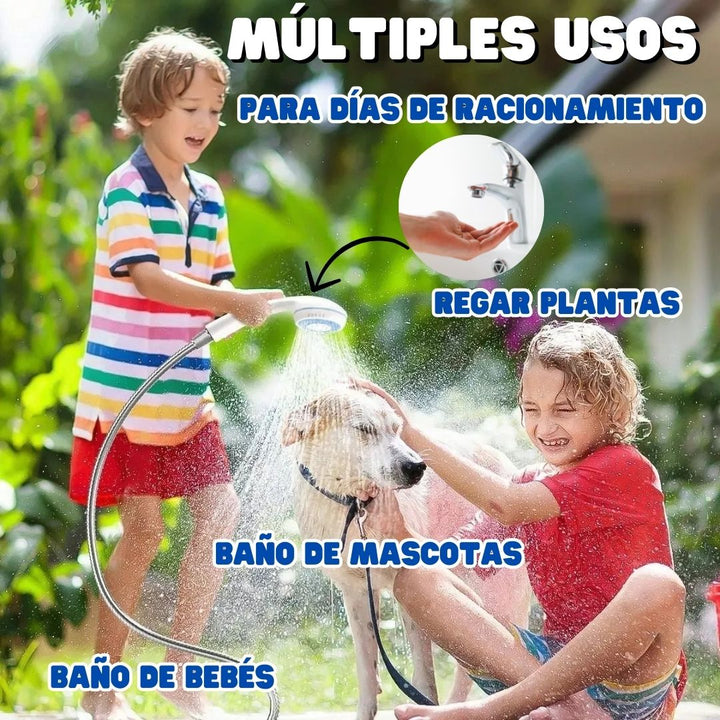 🚿Nueva Ducha Portátil Recargable + Envío Gratis