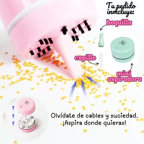 🍃Novedosa mini aspiradora pórtatil +Envío Gratis