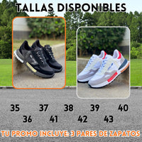 💥Promo imperdible: paga 1 par, lleva 3 pares + Envío Gratis