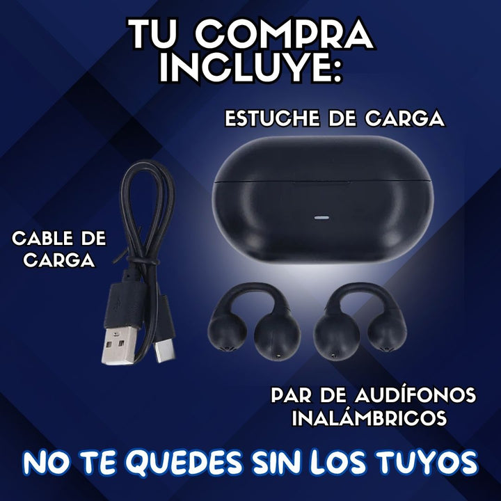 ⭐Super Audífonos inalámbricos EARCUFF + Envío Gratis