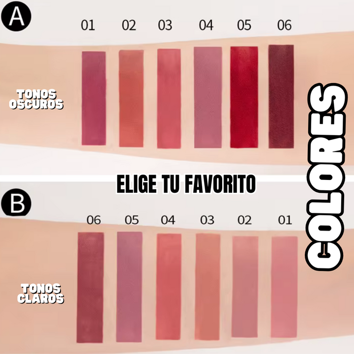 💄SUPER KIT X6 LABIALES EN PROMO + ENVÍO GRATIS