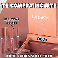 💄SUPER KIT X6 LABIALES EN PROMO + ENVÍO GRATIS