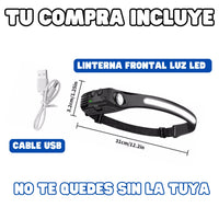 🤩Nueva linterna frontal con banda + envío gratis