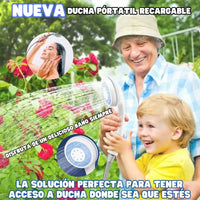 🚿Nueva Ducha Portátil Recargable + Envío Gratis